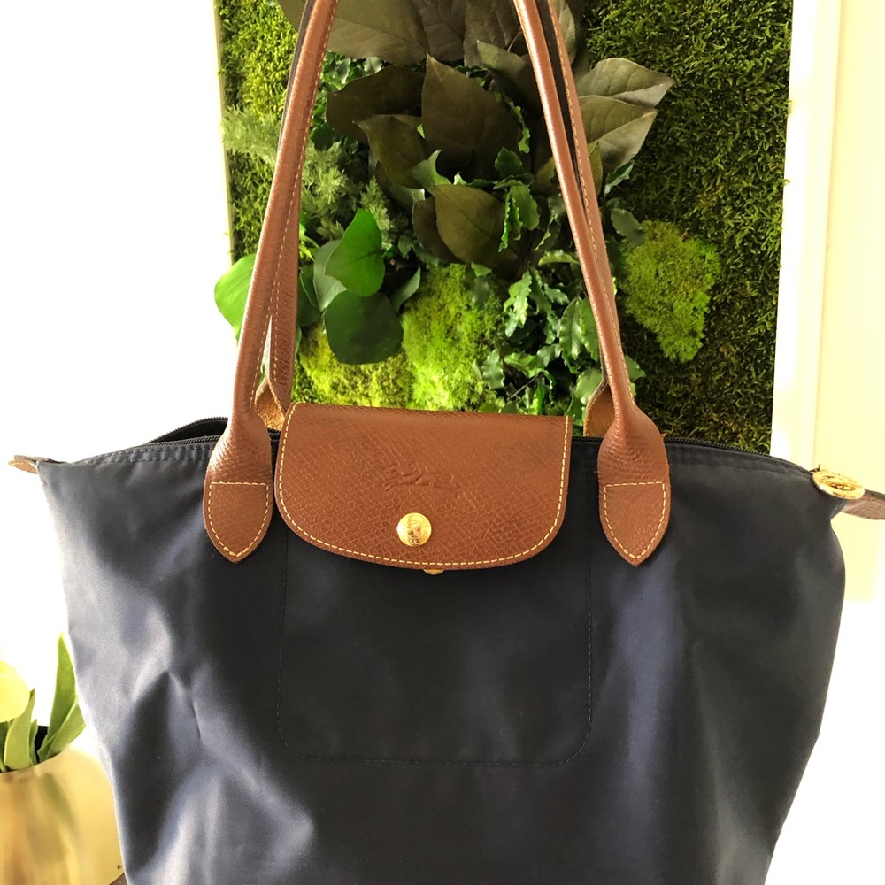 Navy blue lepliage longchamp bag